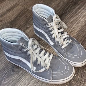 Gray High Top Vans Women’s size 8